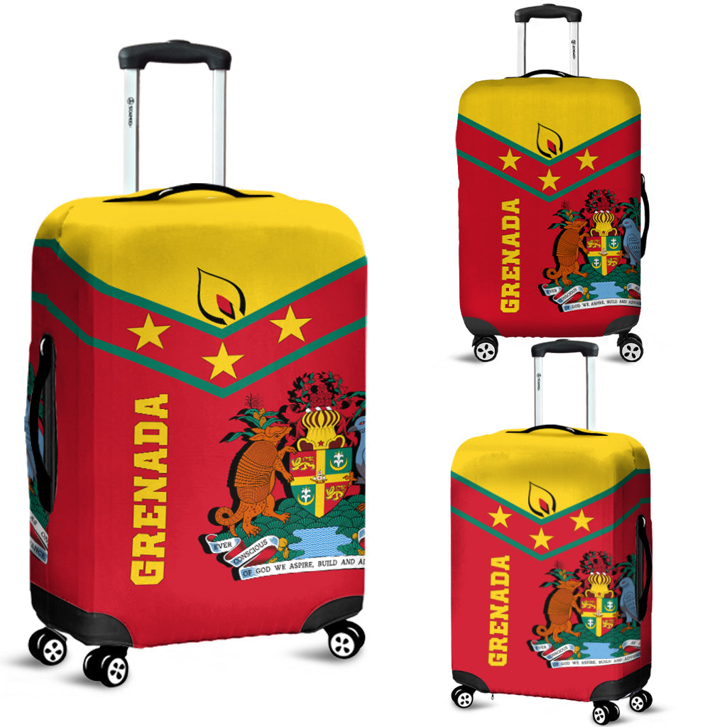 Grenada Luggage Covers - Proud Grenadian LT12 - Wonder Print Shop