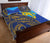 Fiji Quilt Bed Set - Flag's Color With Gold Polynesian Pattern LT20 - Wonder Print Shop