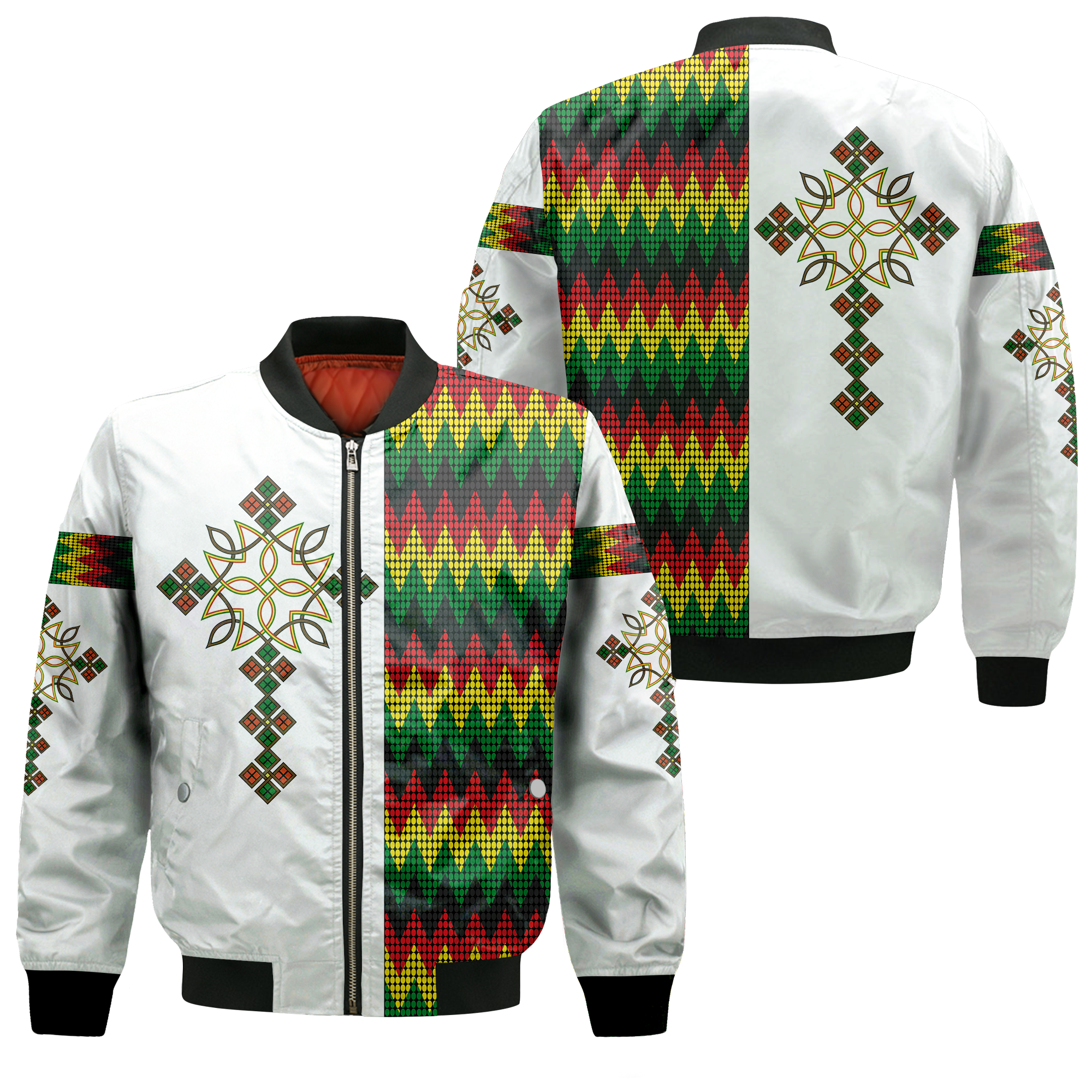 ethiopian-art-cross-bomber-jacket