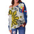 Philippines Filipino Tribal Eagle Women Off Shoulder Sweater LT2 - Wonder Print Shop