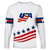 (Custom Personalised) USA Hockey Pride Long Sleeve Shirt LT12 - Wonder Print Shop