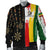 Ethiopia Bomber Jacket - Flag's Color With Aztec Pattern LT20 - Wonder Print Shop