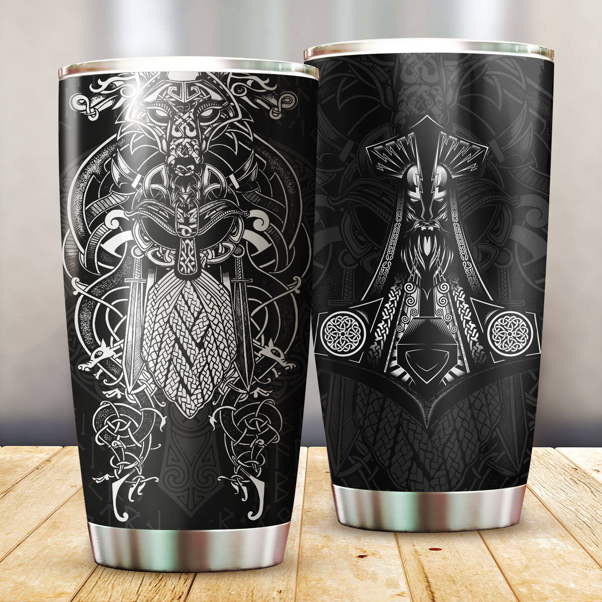 viking-tumbler-god-odinviking-wolf