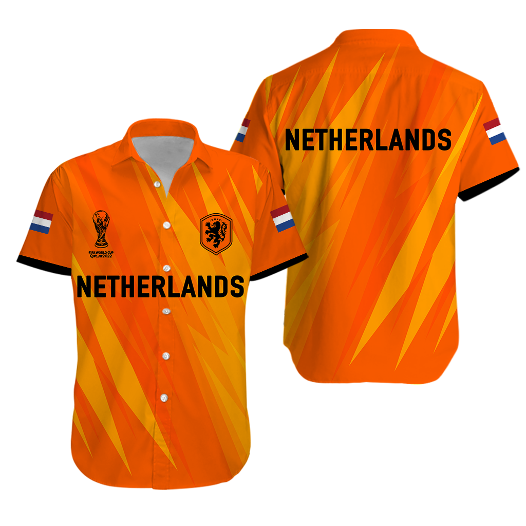 Netherlands Football World Cup 2022 Champions Pride Hawaiian Shirt - LT12 - Wonder Print Shop