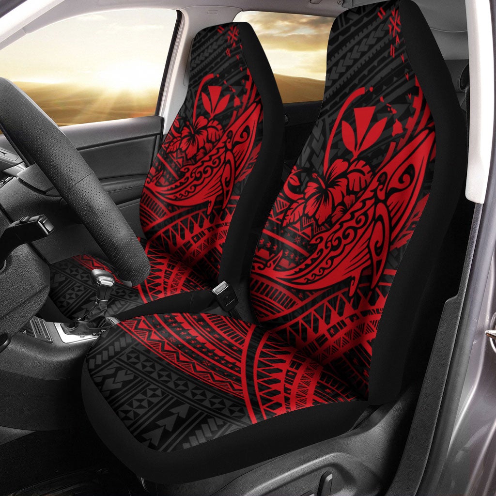 hawaii-humpback-whale-with-hibiscus-tribal-red-car-seat-covers