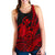 Hawaii Turtle With Hibiscus Tribal Red Women Tank Top LT12 - Wonder Print Shop