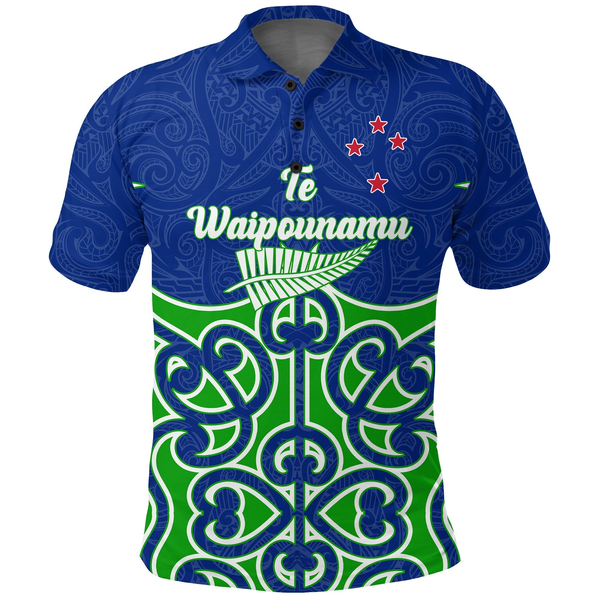 New Zealand South Islands Te Waipounamu Pride Polo Shirt LT12 - Wonder Print Shop