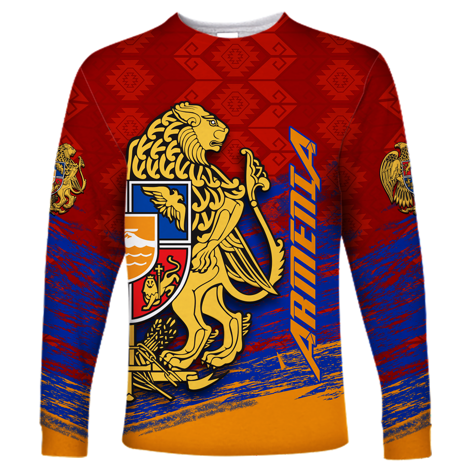 Armenia Khachkar Pride Long Sleeve Shirt LT12 - Wonder Print Shop