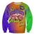 Mardi Gras Mask With Beads Sweatshirt - LT12 - Wonder Print Shop