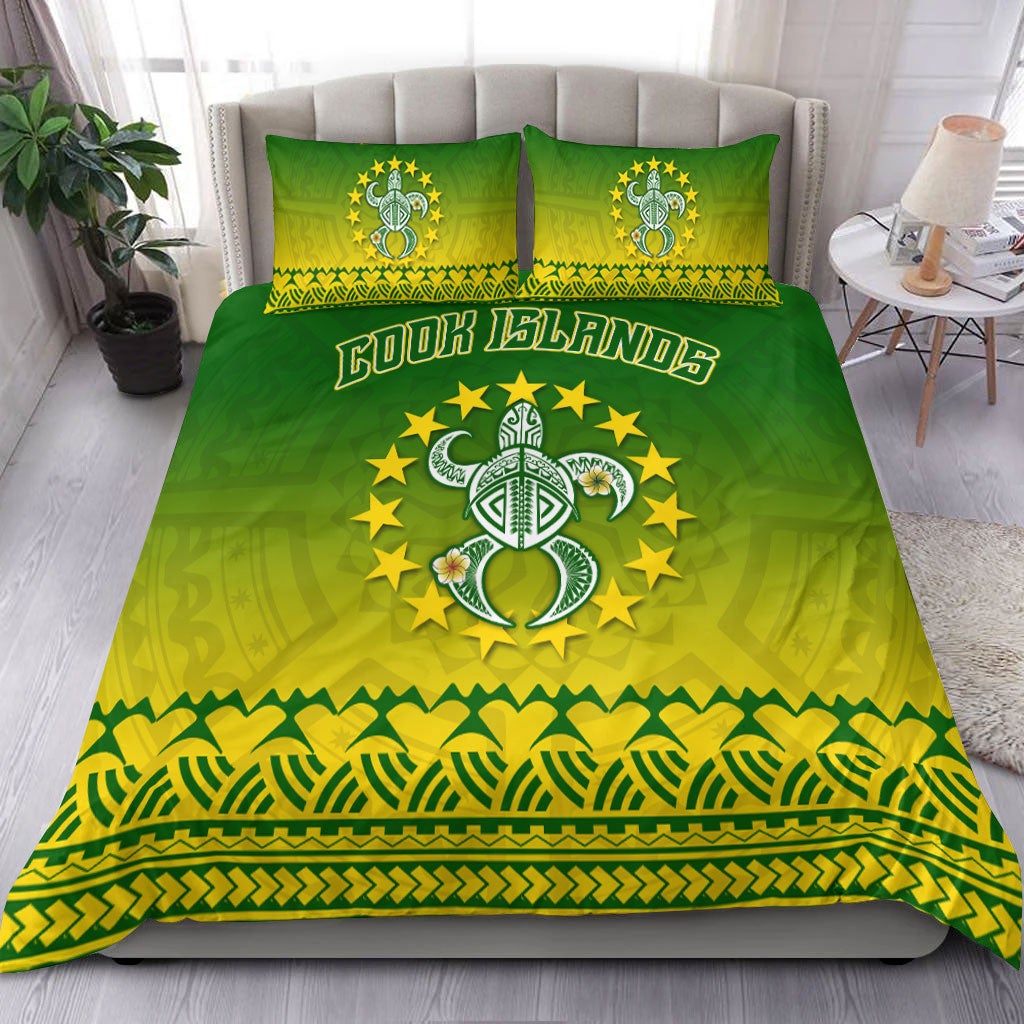 Cook Islands Turtle With Tribal Bedding Set LT12 - Wonder Print Shop