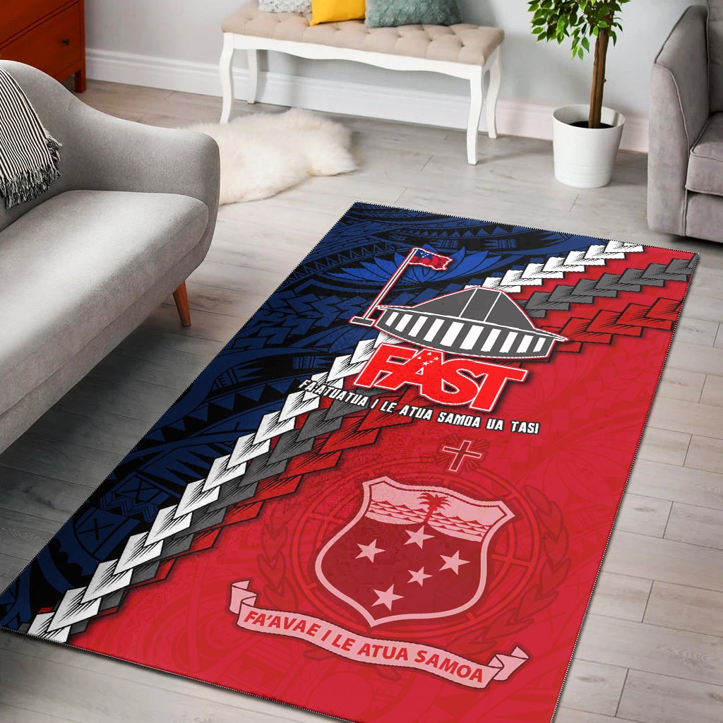 F.A.S.T Samoa Area Rug Polynesian LT13 - Wonder Print Shop