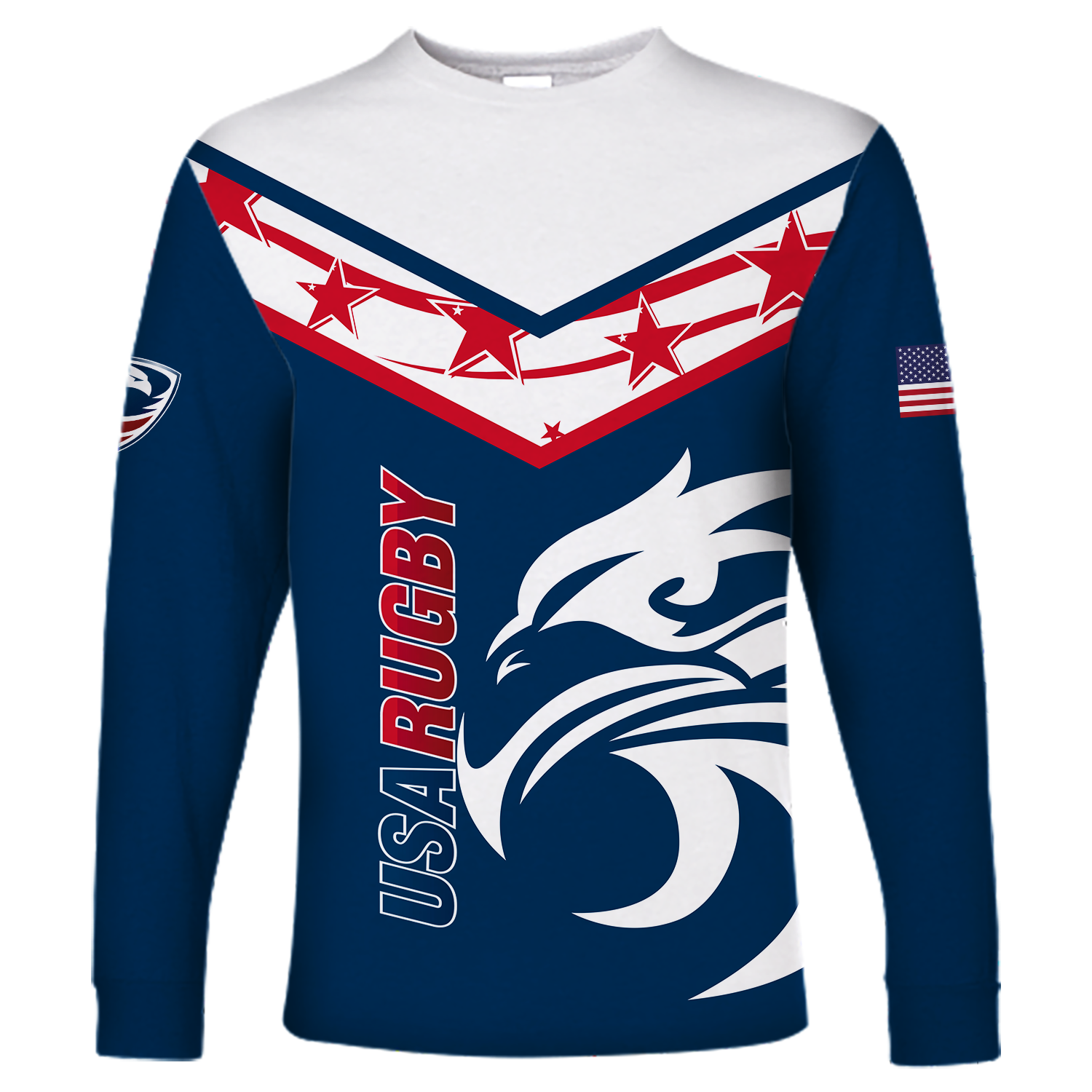 USA Rugby Legends Long Sleeve Shirt LT12 - Wonder Print Shop