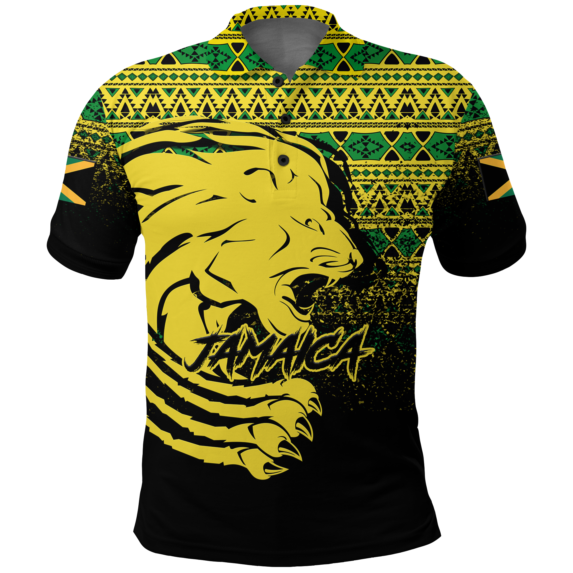 Jamaica Lion Legend Polo Shirt LT12 - Wonder Print Shop