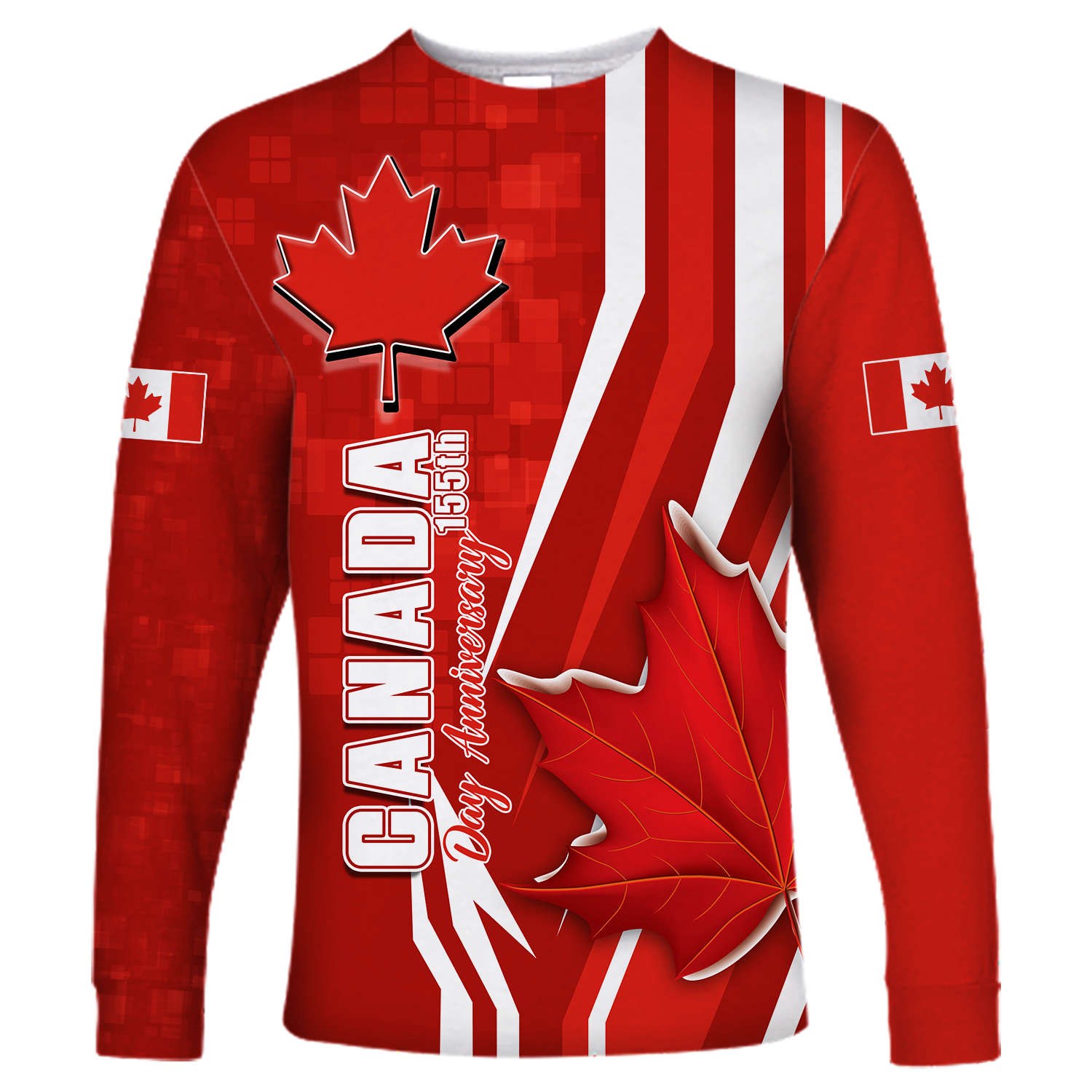 Canada Day Anniversary Pride Long Sleeve Shirt LT12 - Wonder Print Shop