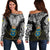 Viking Off Shoulder Sweater - Sweden Viking Symbol RLT12 - Wonder Print Shop