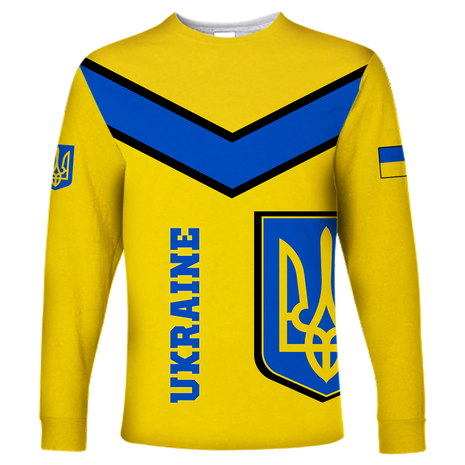 Ukraine Long Sleeve Shirt Proud Ukrainians LT12 - Wonder Print Shop