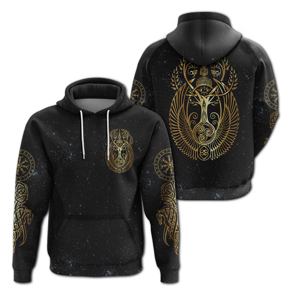 Viking Yggdrasil Tree Of Life Odin Hoodie LT12 - Wonder Print Shop