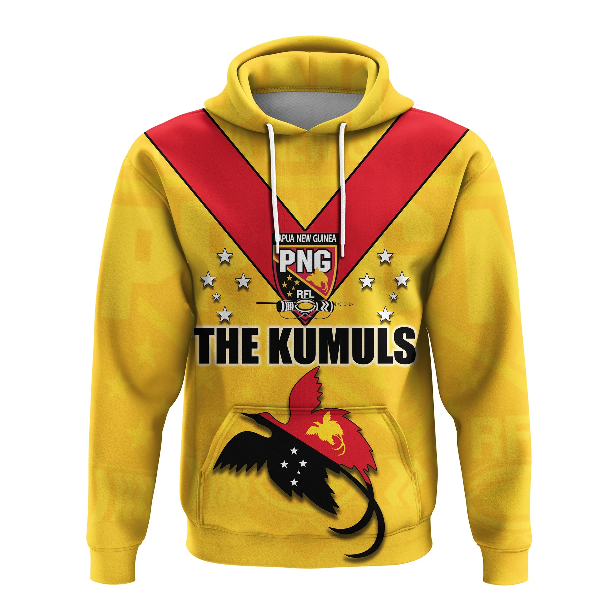 Papua New Guinea Rugby Hoodie - PNG The Kumuls - LT20 - Wonder Print Shop