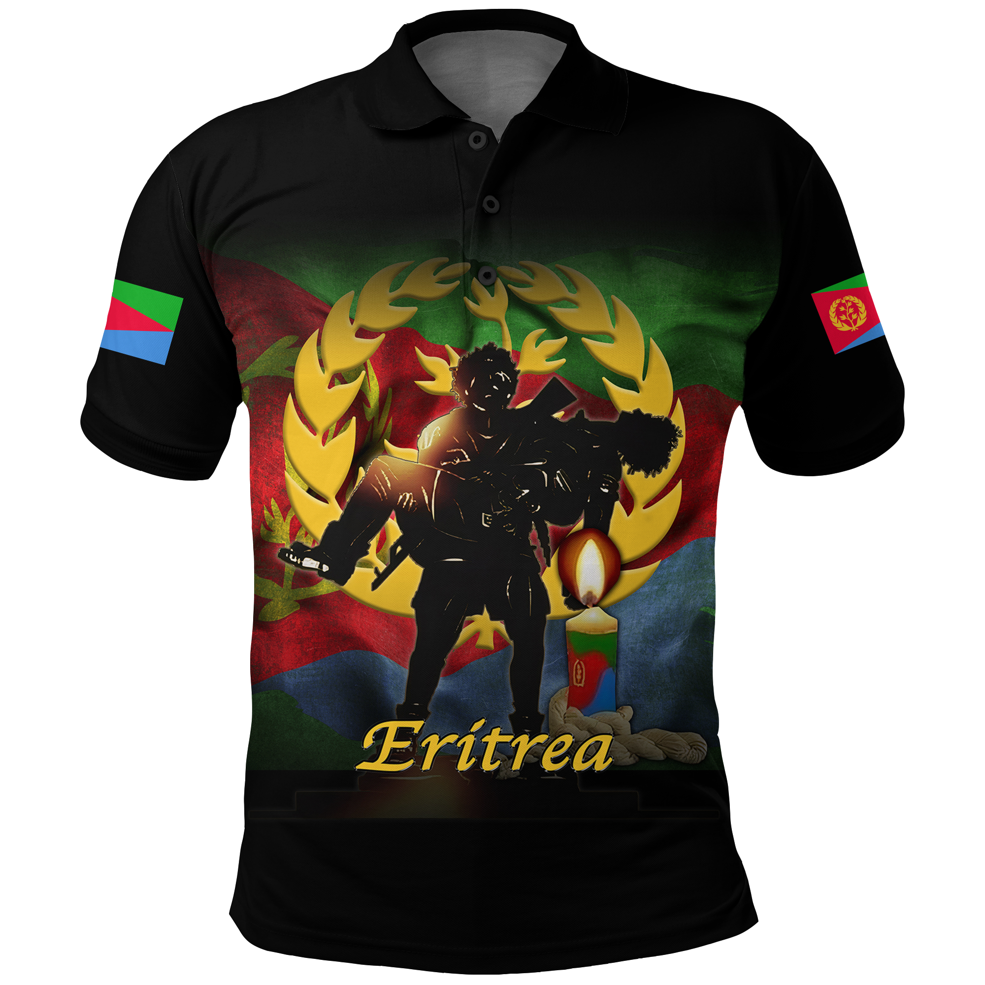 Eritrea Martyrs Day Candle Vigil Polo Shirt LT12 - Wonder Print Shop