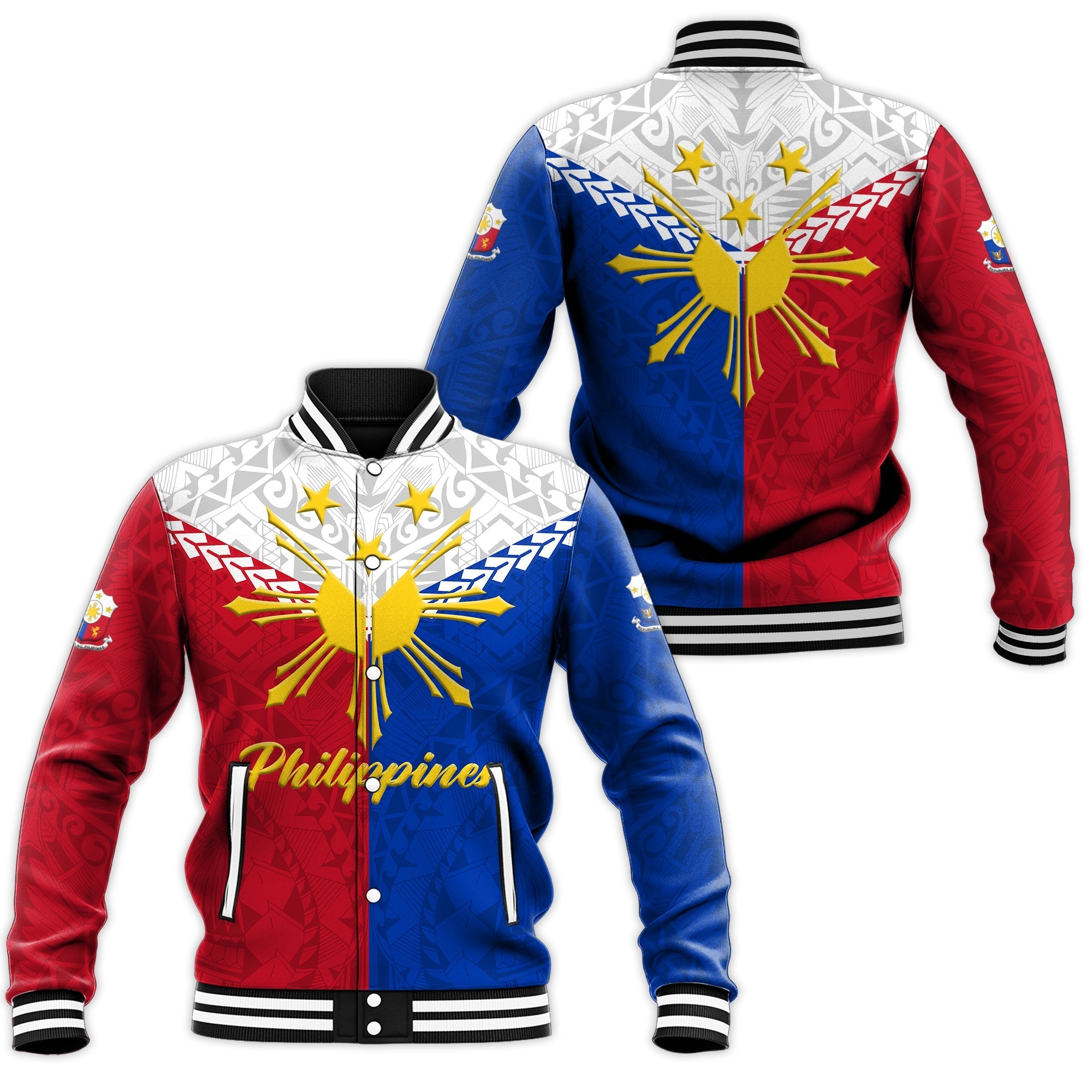 The Philippines Legend Baseball Jacket LT12 - Wonder Print Shop