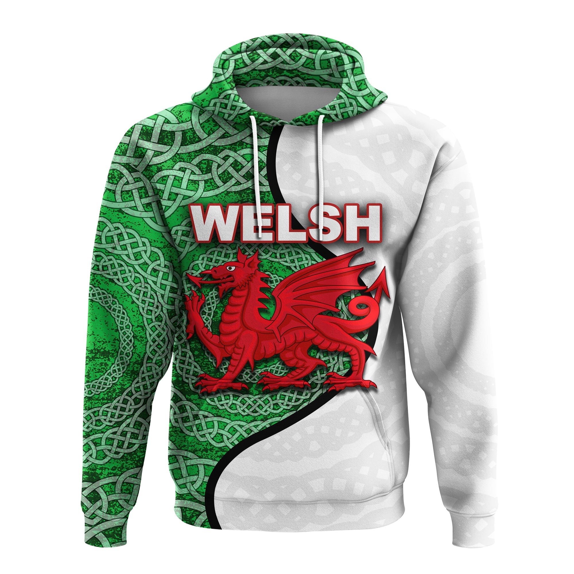 Wales Welsh Dragons Hoodie LT20 - Wonder Print Shop