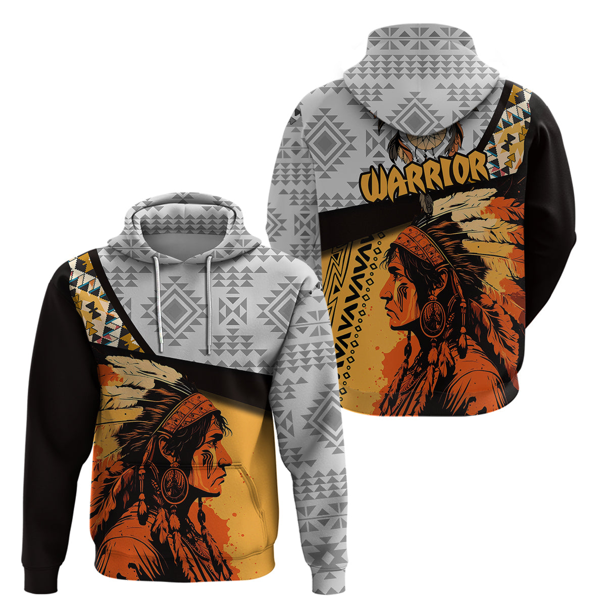 native-american-warrior-arrow-dreamcatcher-african-pattern-hoodie