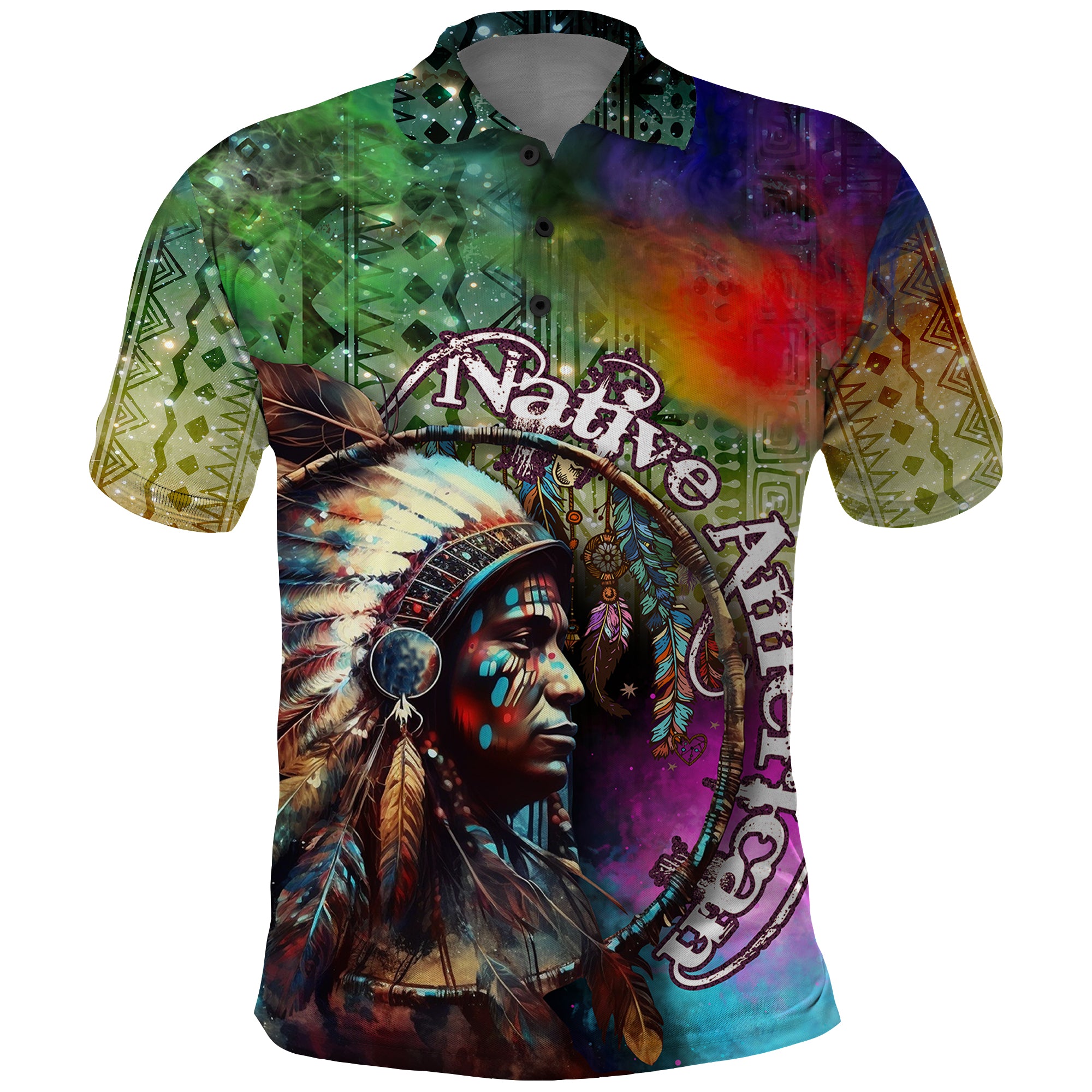 native-american-indian-chief-man-headdress-polo-shirt