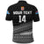 (Custom Text And Number) Fiji Sevens Rugby Fijian 7s Black Tapa Polynesian Art Polo Shirt - Wonder Print Shop