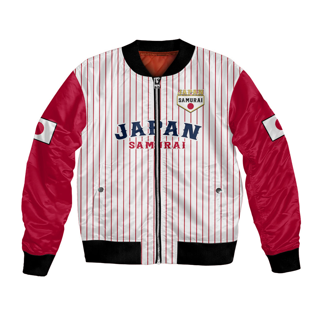 (Custom Text And Number) Japan 2023 Baseball Simple Style Bomber Jacket - Wonder Print Shop