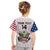 (Custom Text And Number) United States 2023 Baseball USA Coat Of Arms Kid T Shirt - Wonder Print Shop