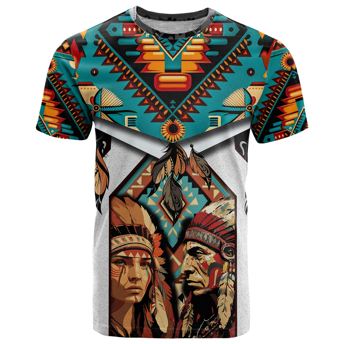 native-american-indian-indigenous-mix-african-art-t-shirt