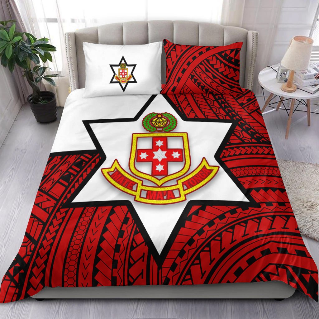 Kolisi Tonga Bedding Set - Mate Ma'a Tonga Red Original LT20 - Wonder Print Shop