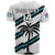 Custom Fiji Rugby Tapa Pattern Fijian 7s White T Shirt - Wonder Print Shop