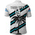 (Custom Text And Number) Fiji Rugby Tapa Pattern Fijian 7s White Polo Shirt - Wonder Print Shop