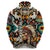 Native American Warrior Headdress with Skull Feather Hoodie - Wonder Print Shop