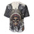 Native American Skull With Eagle Warriors Baseball Jersey - Wonder Print Shop