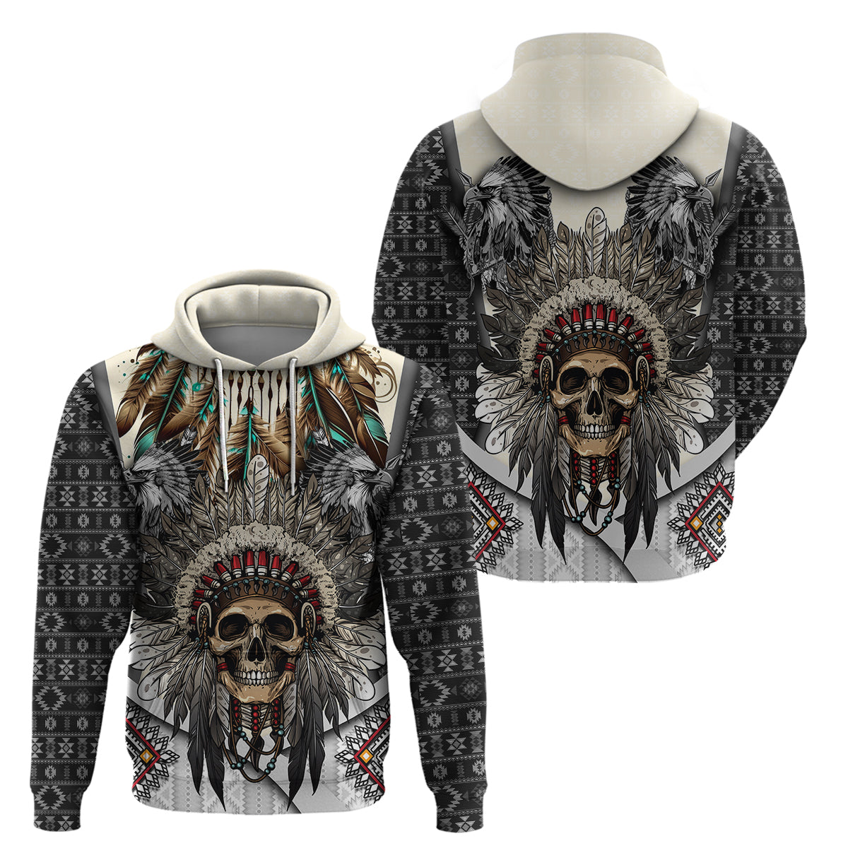 native-american-skull-with-eagle-warriors-hoodie