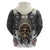 Native American Skull With Eagle Warriors Hoodie - Wonder Print Shop