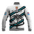 Fiji Rugby Tapa Pattern Fijian 7s White Baseball Jacket - Wonder Print Shop