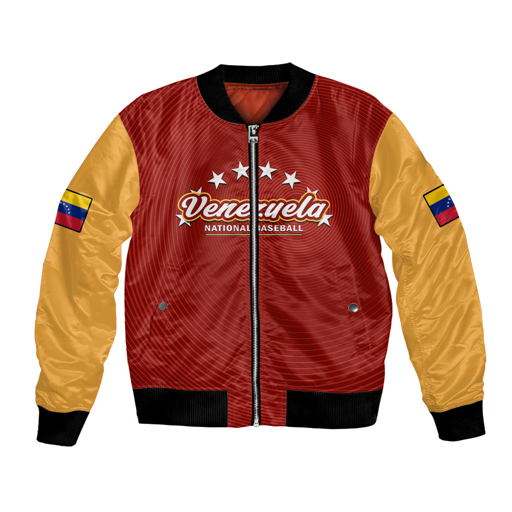 Venezuela 2023 Baseball Mix Coat Of Arms Bomber Jacket - Wonder Print Shop