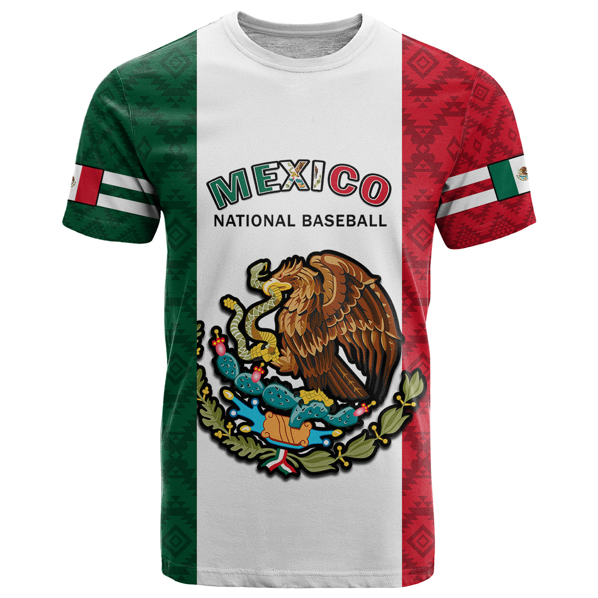 custom-text-and-number-mexico-2023-baseball-classic-mexican-art-flag-style-t-shirt