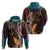 Native American Horse Painting Skull and Eagle Navajo Style Hoodie - Wonder Print Shop