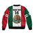 (Custom Text And Number) Mexico 2023 Baseball Mexican Art Flag Style Sleeve Zip Bomber Jacket - Wonder Print Shop