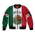 (Custom Text And Number) Mexico 2023 Baseball Mexican Art Flag Style Sleeve Zip Bomber Jacket - Wonder Print Shop