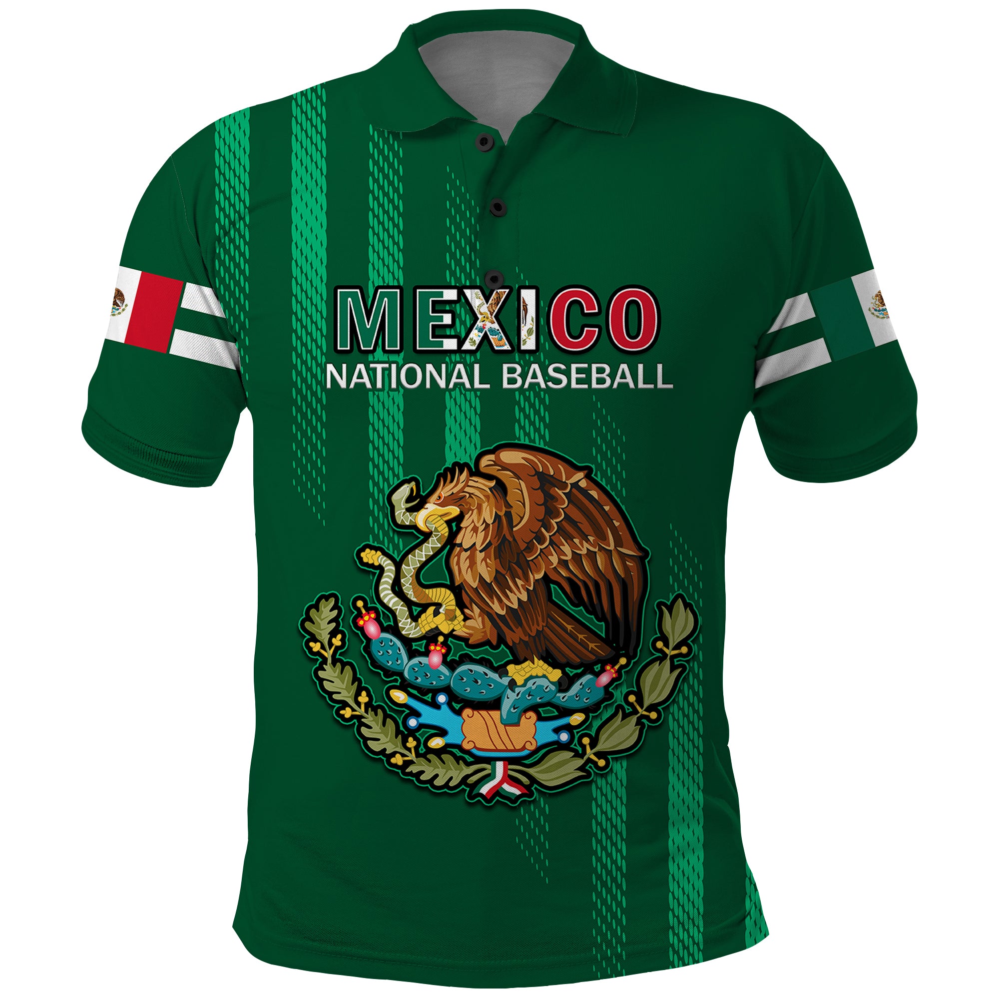 custom-text-and-number-mexico-2023-baseball-classic-mix-coat-of-arms-polo-shirt