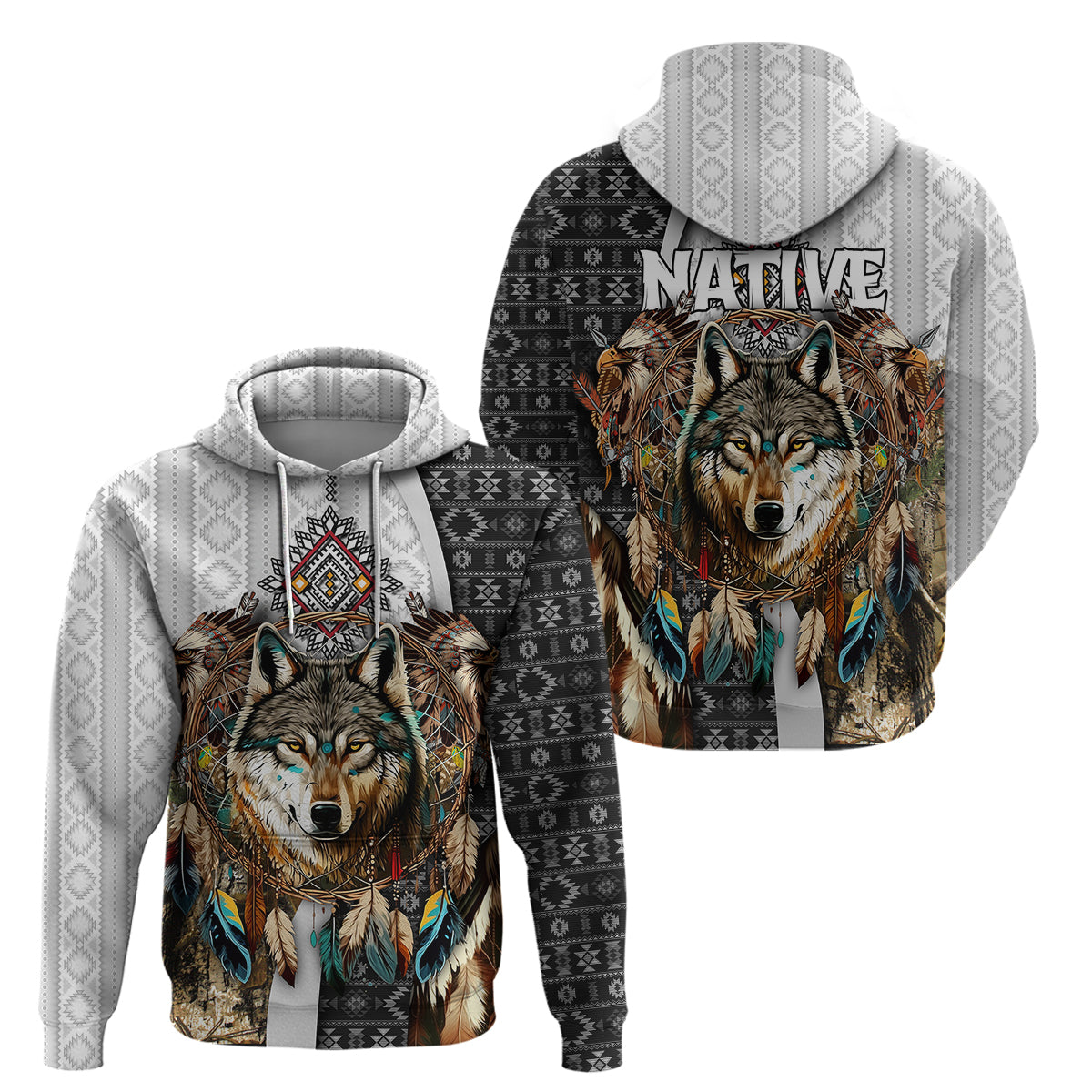 native-american-wolf-dreamcatcher-with-eagles-feathers-hoodie