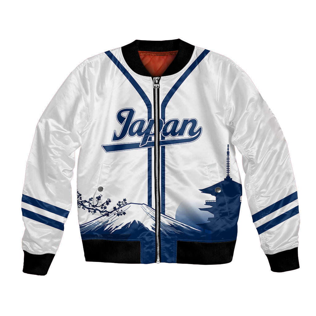 Japan Baseball Champions Fuji Mountain Landscape Art Bomber Jacket LT7 - Wonder Print Shop