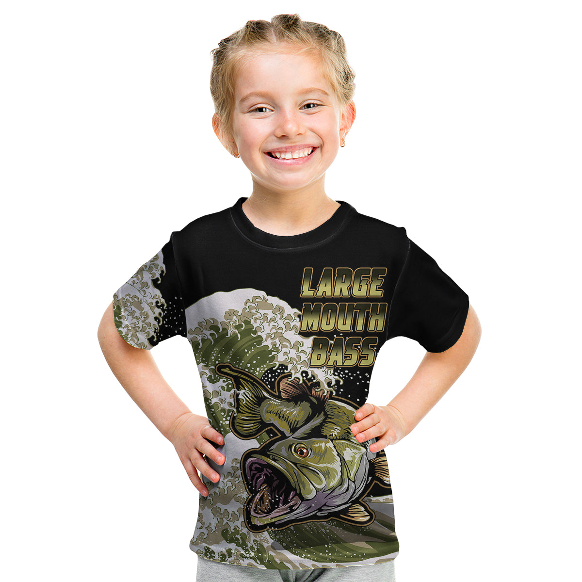 custom-personalised-bass-fishing-gold-kid-t-shirt