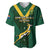 (Custom Text And Number) South Africa Rugby Go Blitzboks Sevens Baseball Jersey - Wonder Print Shop