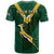 Custom South Africa Rugby Go Blitzboks Sevens T Shirt - Wonder Print Shop